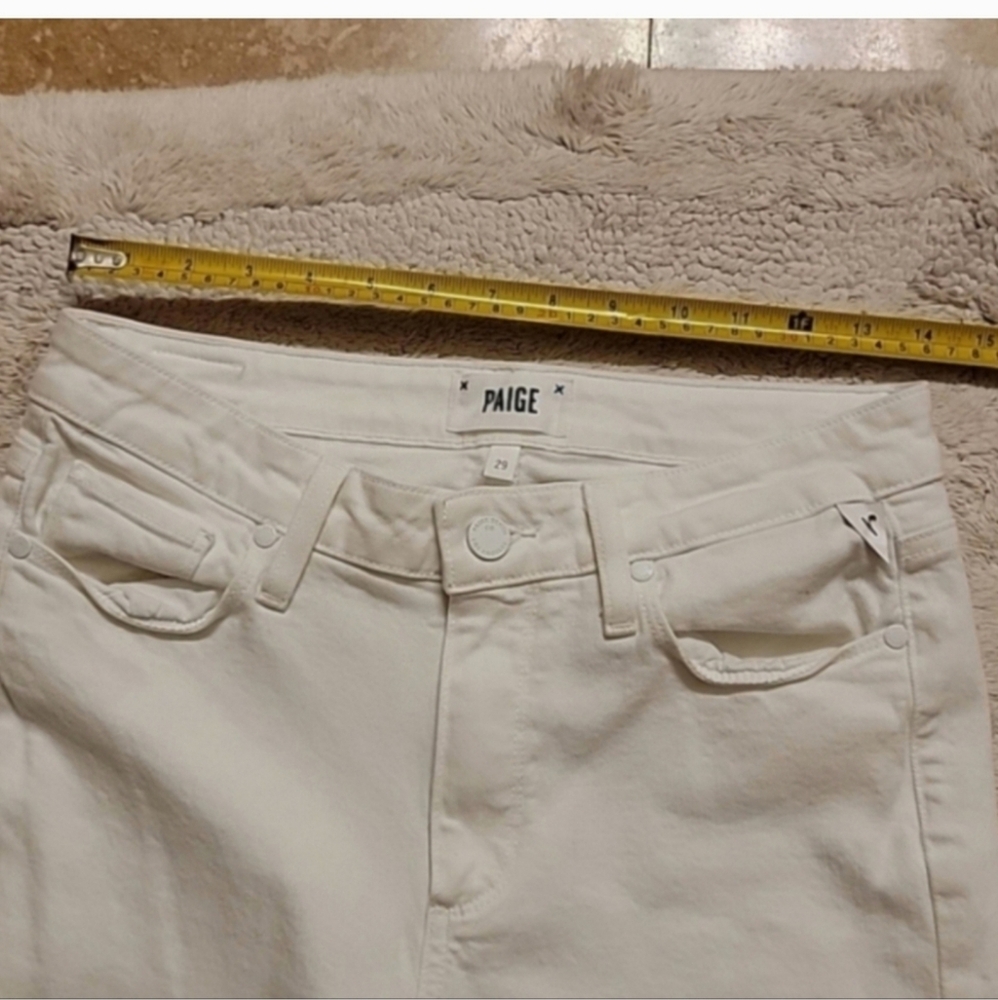 New Paige white jeans - Picture 3 of 4